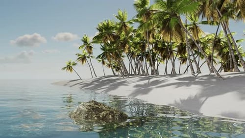 Beautiful summer, tropical landscape near the sea