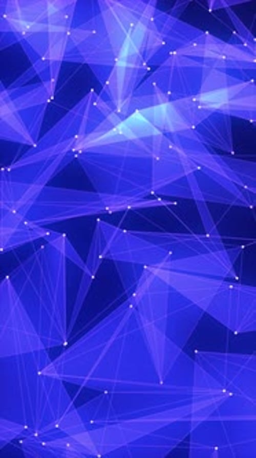 Abstract Futuristic Technology Network Loop Background Vertical