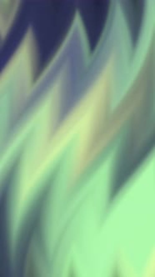 Presents Blurry Zigzag Patterns With Gradients Of Blue Green And Yellow
