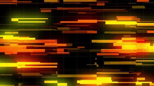 Abstract Digital Glitch Horizontal Stream Background Loop