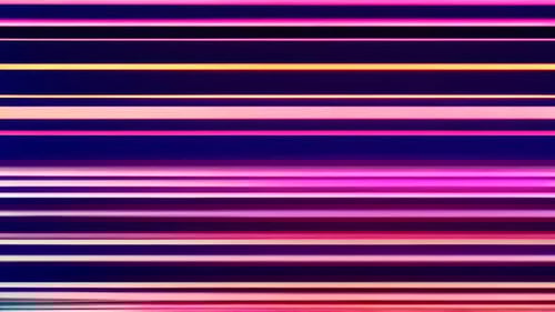 Dynamic Glowing Neon Horizontal Lines Background Animation