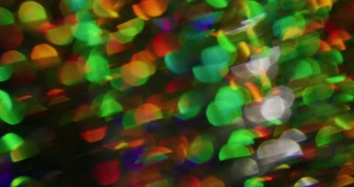 Flickering Light Blurred Glare Rainbow Lens Flare