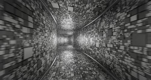 Camera Movement Along a Curved Tunnel