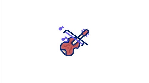 Violin Animated Icon