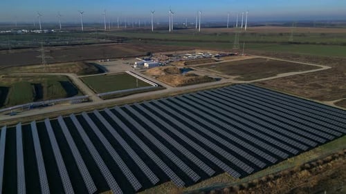 Hybrid Energy Park Wind and Solar Power Integration for Sustainability