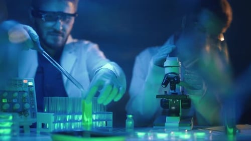 Scientists Conduct Research in a Dark Laboratory