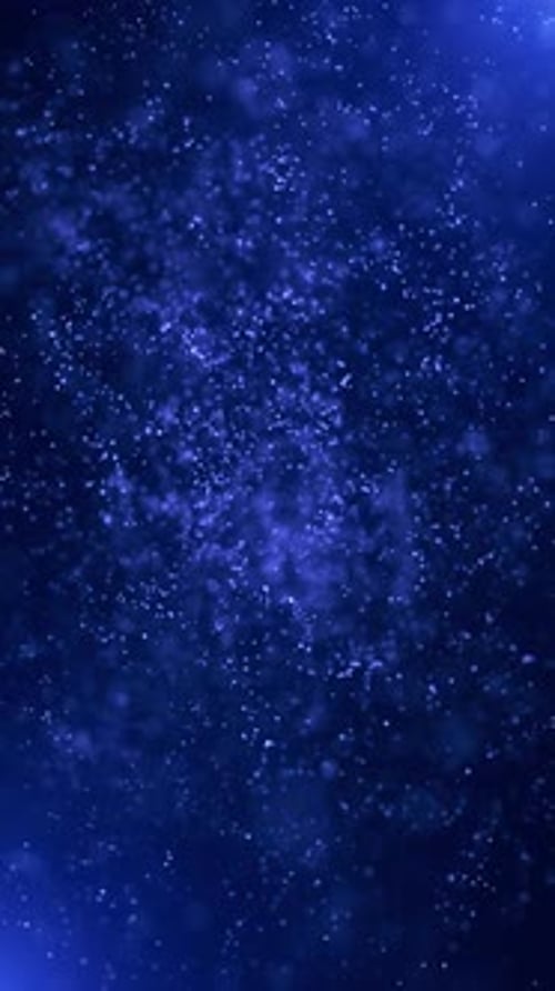 Dynamic Blue Particle Flow Abstract Background