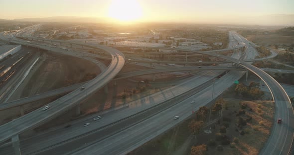 a highway interchange with many interchanges, City Stock Footage ft ...