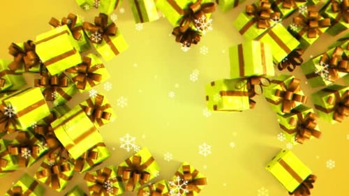 New Year Gift For You Green Background