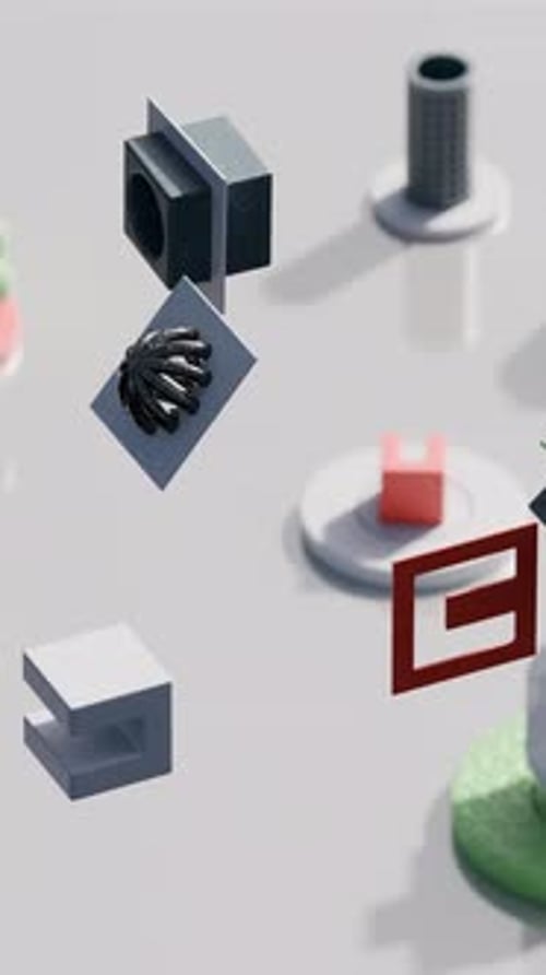 Animation of Geometric Shapes in Motion