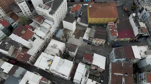 Aerial view of Istanbul downtown, Turkey.