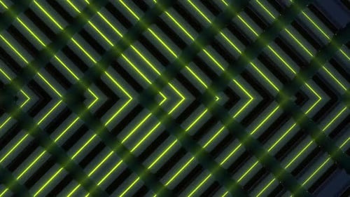 Dynamic Neon Grid Animation with Glowing Diagonal Lines