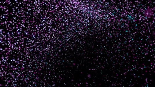 Abstract Colorful Particle Wave Flow Background Loop V7