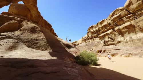 Embarking on a Journey Through the Beautiful Natural Landscapes of Desert Canyons Action