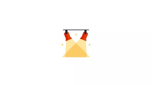 Music Stage Lights Concert Icon Animation