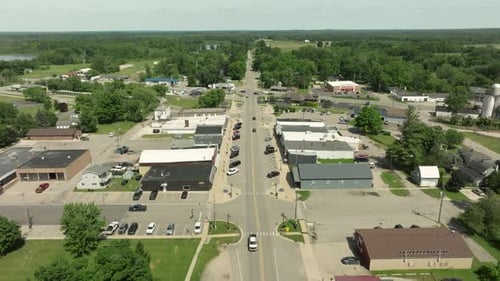 Sand Lake, Michigan downtown.