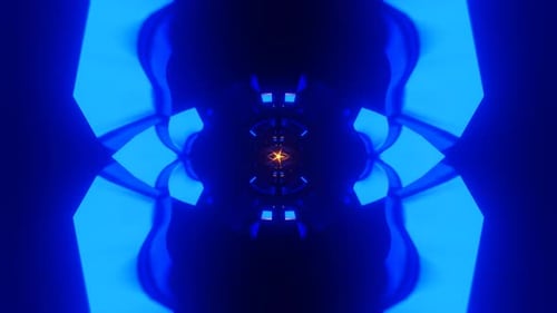 Los patrones de geometría sagrada cobran vida en un hermoso espectáculo de luces