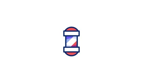 Animiertes Salon-Symbol