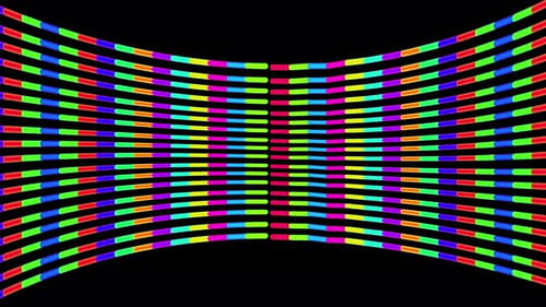 Diseño de Dj Party Motion. Fondo de animación Vj Loop sin fisuras, música de animación Vj Loop curvada de Zmusic