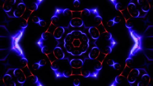 Endless Neon Kaleidoscope