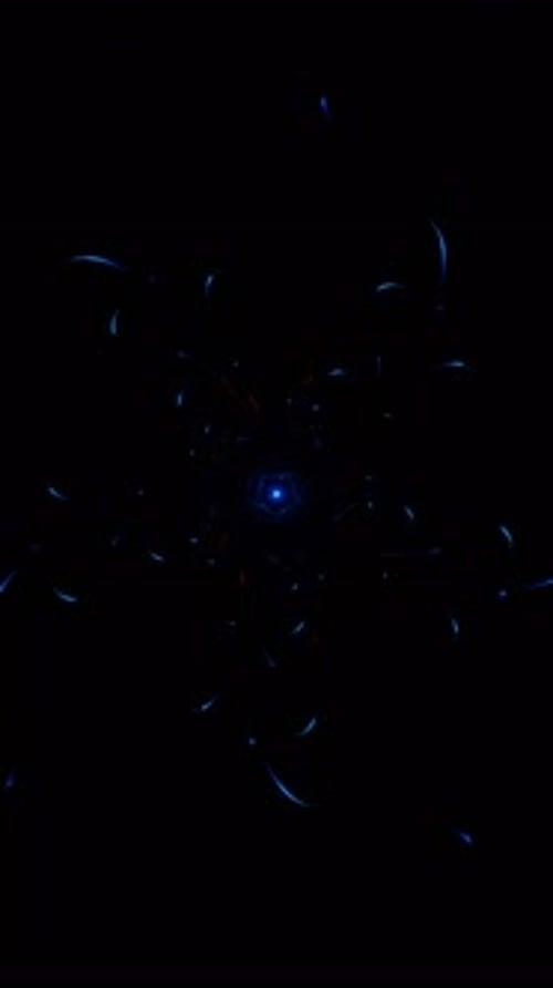 Vertical Video Hypnotic Strobes Create a Mesmerizing Dance in a Pulsating and Psychedelic Neon VJ