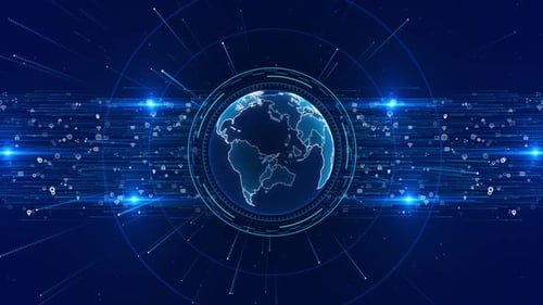 Network Connection Earth AI Research Artificial Intelligence Digital Technology Connection Internet