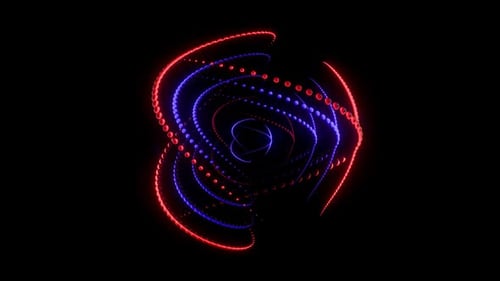 Padrões vibrantes de espiral para experiências envolventes de VJ Loop em shows