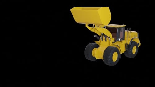 Excavator Tractor 3D