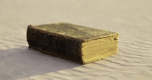 Vintage Old Book Cinematic Lighting