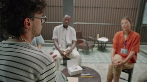 Diverse Group Meeting in Office