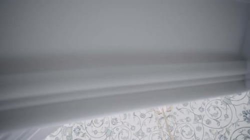 Beautiful white mosque details