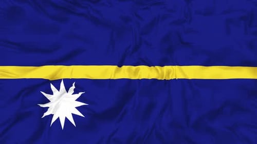 Schleife zum Schwenken der Flagge von Nauru