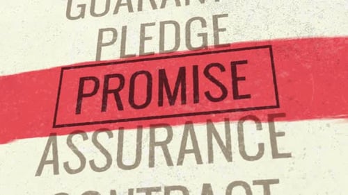 Promise 3D Scrolling Title Animation