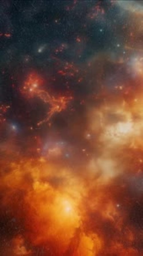 Exploring the Vibrant Colors of the Cosmos with Stars and Celestial Elements