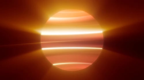 Dynamic Light Rays Circle Logo Reveal