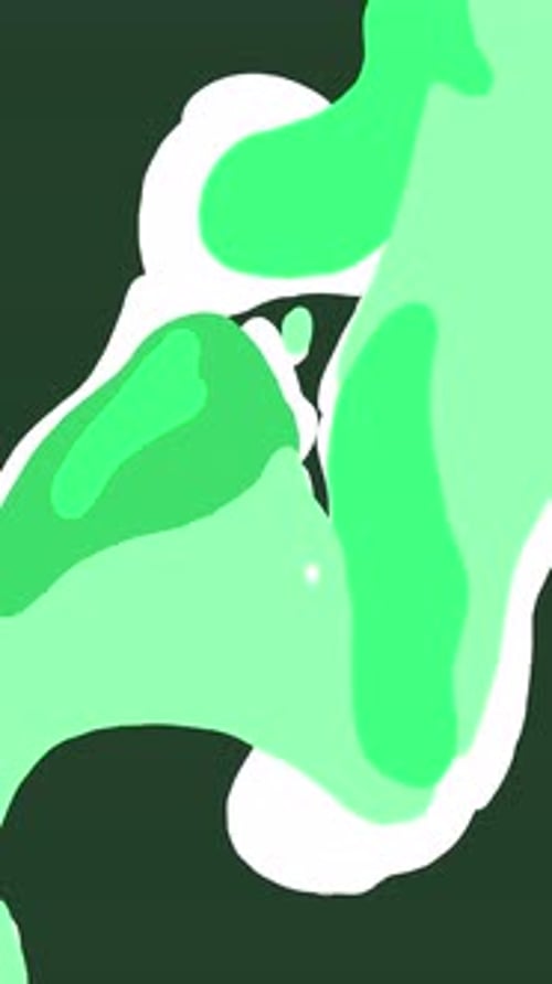 Lenço animado em forma de fluido para mídias sociais - tela vertical