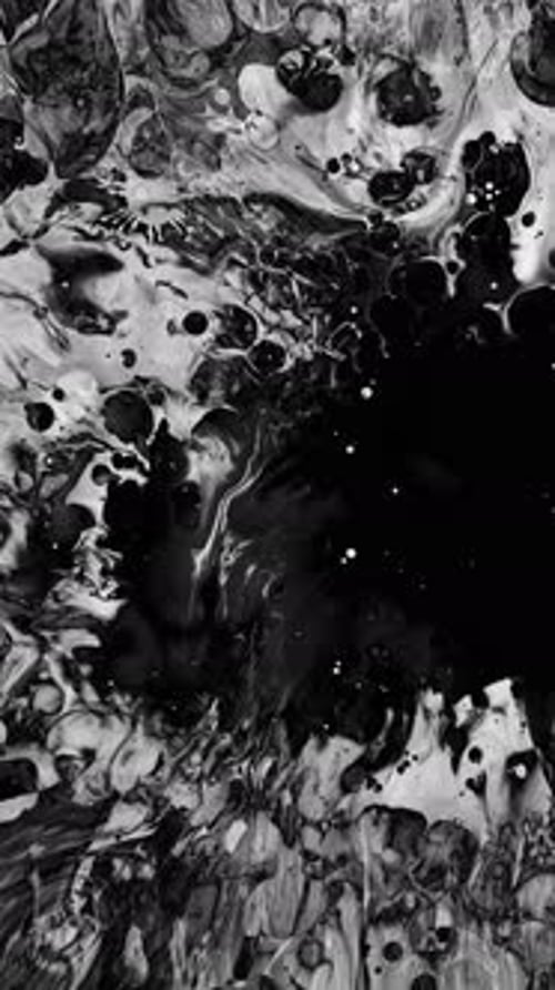 La tinta Vertical Grunge Splash mancha Fluid Splash