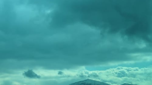 Timelapse clouds from a magnificent sky
