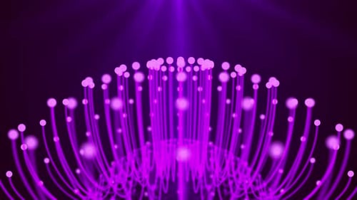 Purple Abstract Background Loop V6