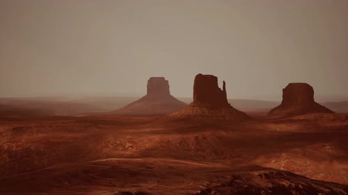 A Stunning Desert Landscape Captured From Above
