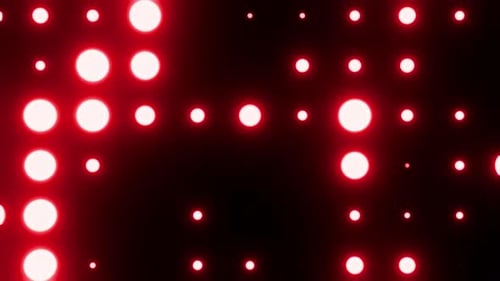 Bloom Red Lights Background Vj Loop Animation For Scene