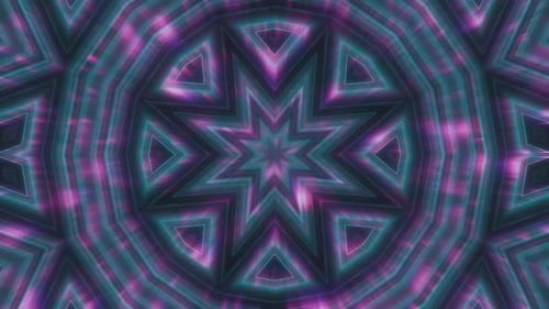 Vibrant VJ Loop Neon Abstract Background