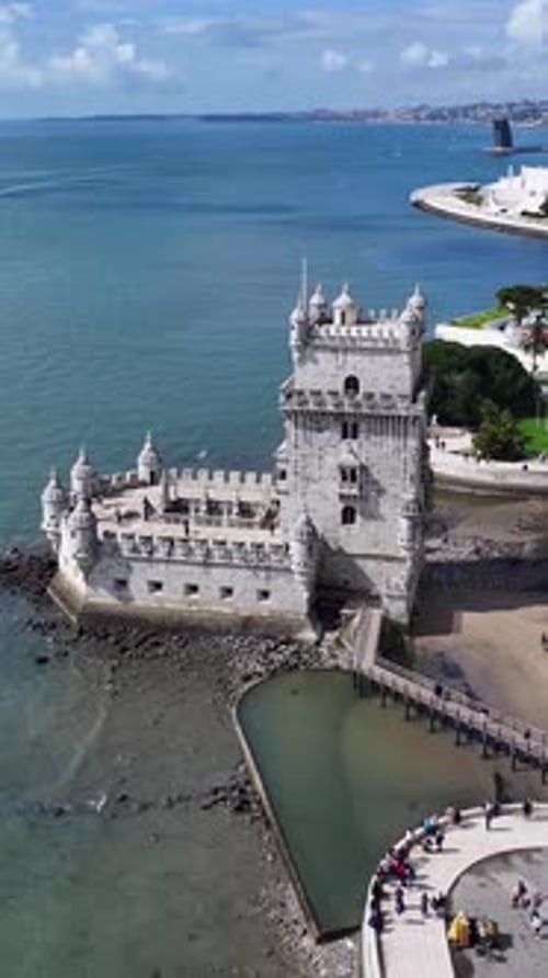 Belem Tower At Lisbon In District Of Lisbon Portugal.