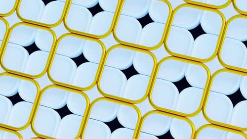 Géométrie cubique, style minimaliste 01 4K