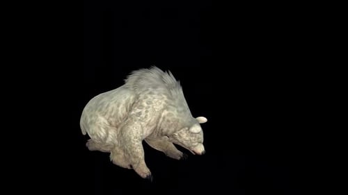 Wild White Bear Attack Idle 2