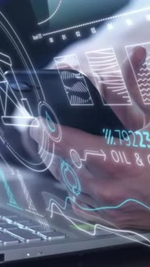 Working with Animated Infographics on the Theme of Oil