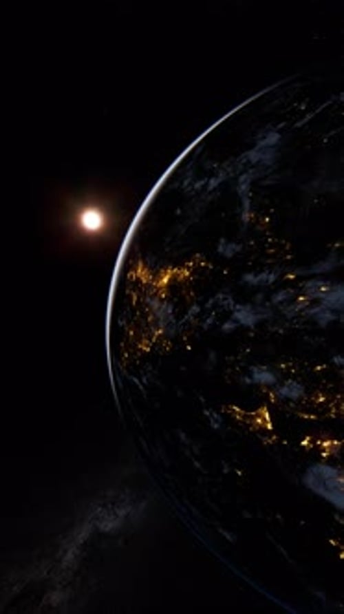 Earths Night View From Space