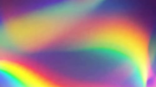 Vibrant Rainbow Prism Light Leak Background
