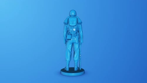 Soldado azul