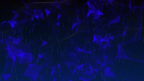 Wireframe Background with Plexus Effect Hitech Digital Cyberspace Innovation Concept